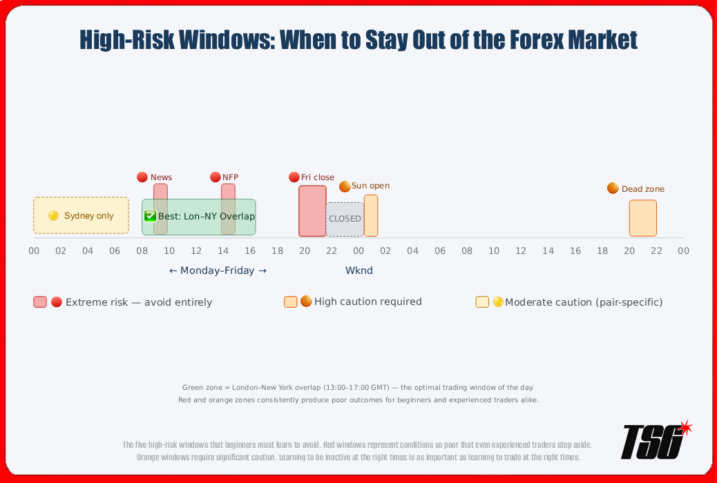 forex market sessions: High-Risk Windows